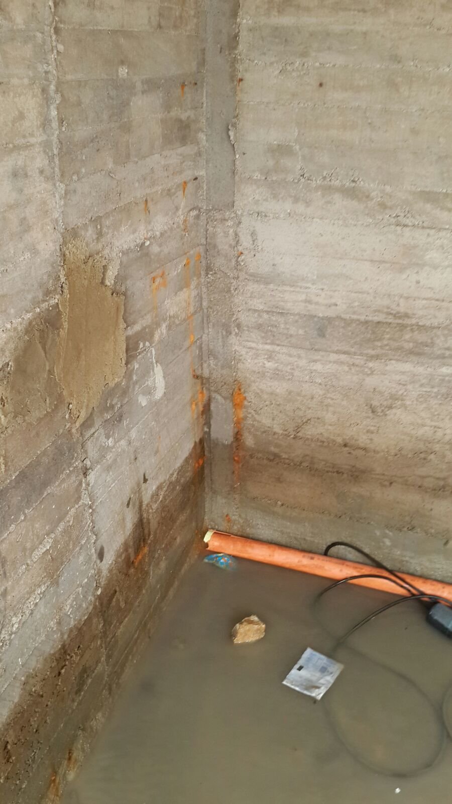 Tanque con tratamiento cementicio — JAMAN SAS